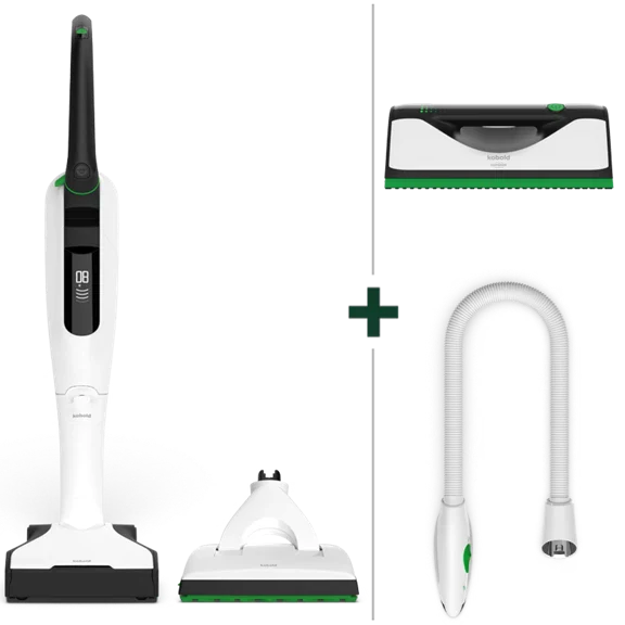 Pack tout-en-un - Aspirateur laveur sans fil Kobold VK7